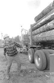 Stan Spencer, an independent contractor for Roseburg
Lumber