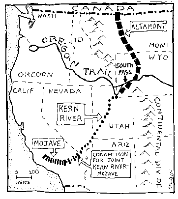 Altamont's proposed gas pipeline on the 2,200-mile Oregon
Trail