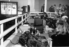 The media room at Yellowstone