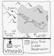 Wind River Indian Reservation in Wyoming