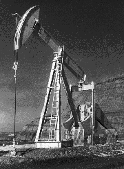 Oil well, southwest Wyoming