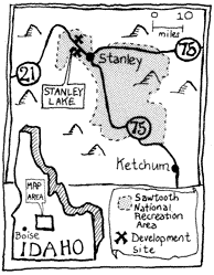Sawtooth Recreation Area in Idaho