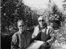 Fritz Diether and Gary Hausler next to the Taylor
River
