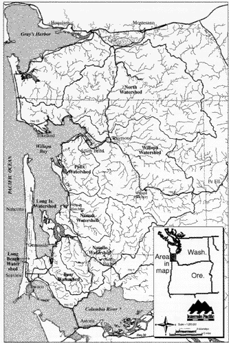 The Willapa Basin watersheds