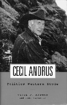Cover of book "Cecil Andrus: Politics Western
Style"