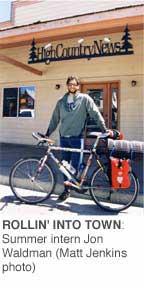 ROLLIN' INTO TOWN: Summer interns Jon Waldman