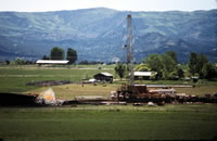 Hydraulic frac'ing at a well near Durango,
Colorado
