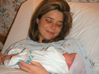 Wendy Marston with newborn Maude Rose Marston
Lehmann