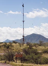 One of the Project 28 mobile sensor towers near Arivaca,
Arizona