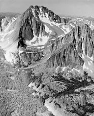 Renowned image of Castle Peak by Ernie Day